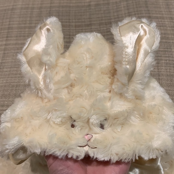 Bunny Dress Coat Baby 9–12 Mo soft fuzzy sweater satin-like Easter Spring dressy - Picture 6 of 16